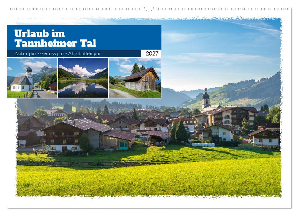 Urlaub im Tannheimer Tal (CALVENDO Wandkalender 2027)