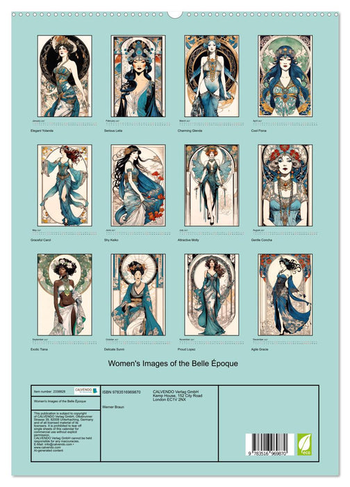 Women's Images of the Belle Époque (CALVENDO Premium-Calendar 2027)