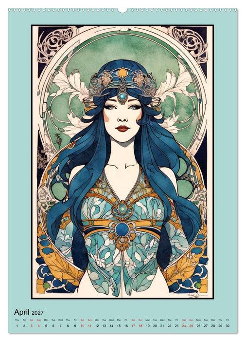 Women's Images of the Belle Époque (CALVENDO Premium-Calendar 2027)