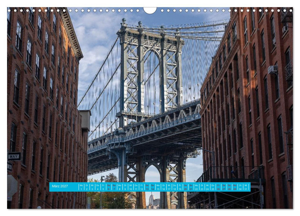 Sechs Tage New York (CALVENDO Wandkalender 2027)