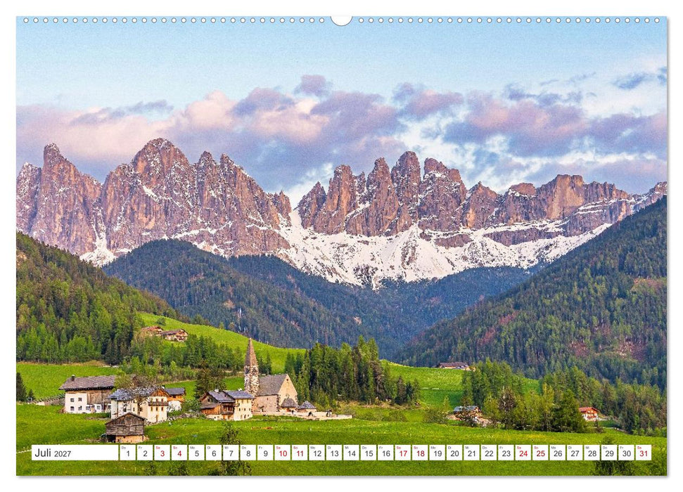 Südtirol – Von Bozen bis zum Pragser Wildsee (CALVENDO Premium Wandkalender 2027)