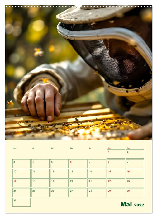 Bienenblick – Ein Jahr mit den Bienen (CALVENDO Premium Wandkalender 2027)