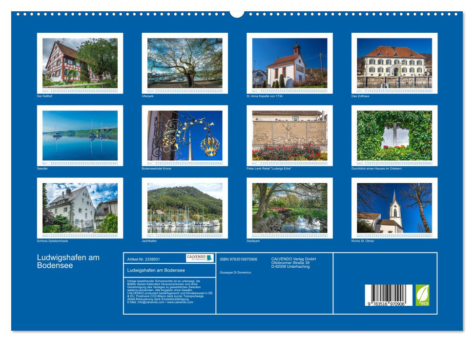 Ludwigshafen am Bodensee (CALVENDO Premium Wandkalender 2027)