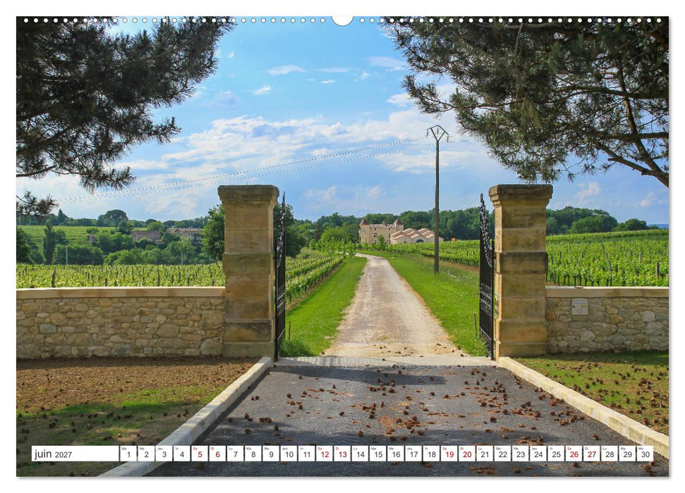 Découvrir la région Nouvelle-Aquitaine (CALVENDO Calendrier mensuel 2027)
