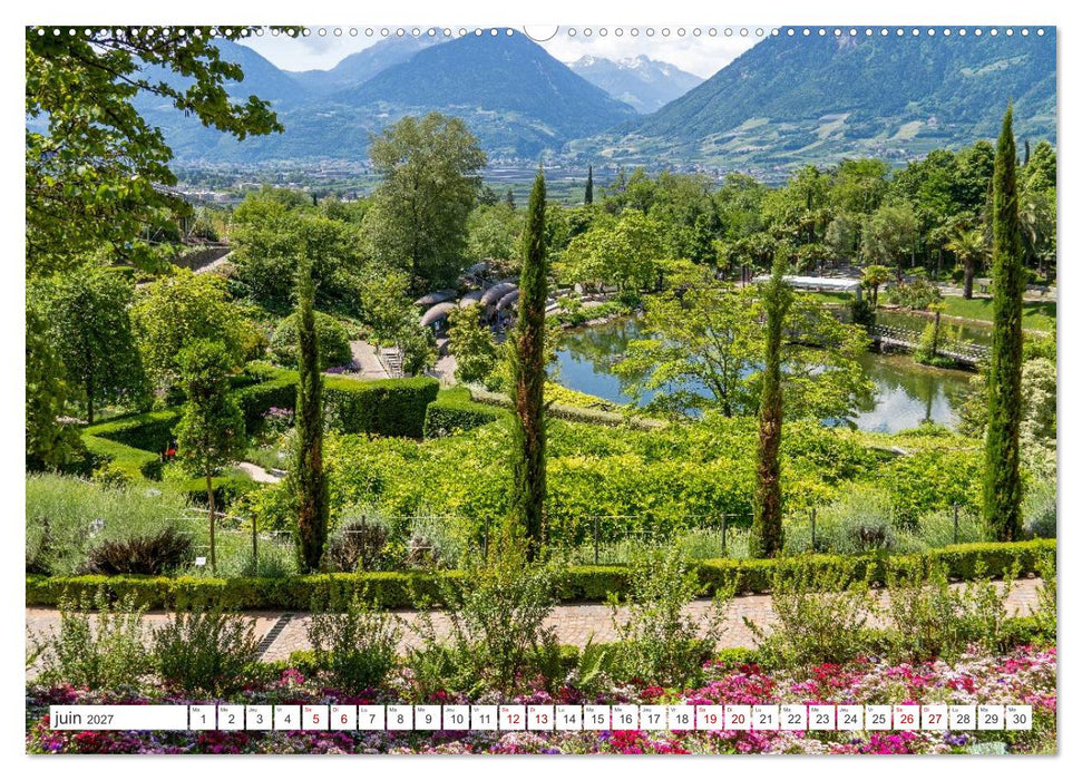 Sites incontournables au Tyrol du Sud (CALVENDO Calendrier mensuel 2027)