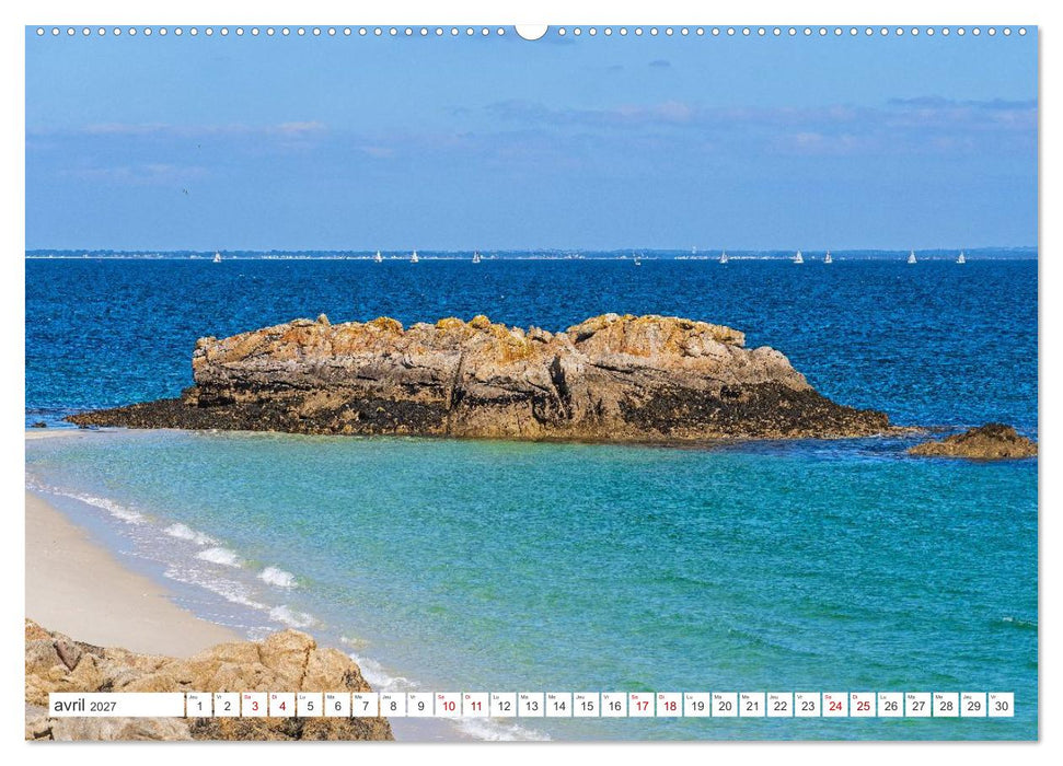 À la découverte de la Bretagne - En Finistère Sud (CALVENDO Calendrier mensuel 2027)