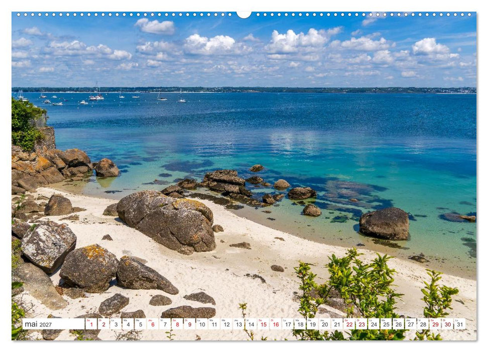 À la découverte de la Bretagne - En Finistère Sud (CALVENDO Calendrier mensuel 2027)