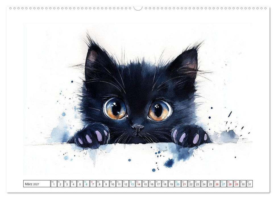 Samtpfoten-Sinfonie (CALVENDO Premium Wandkalender 2027)