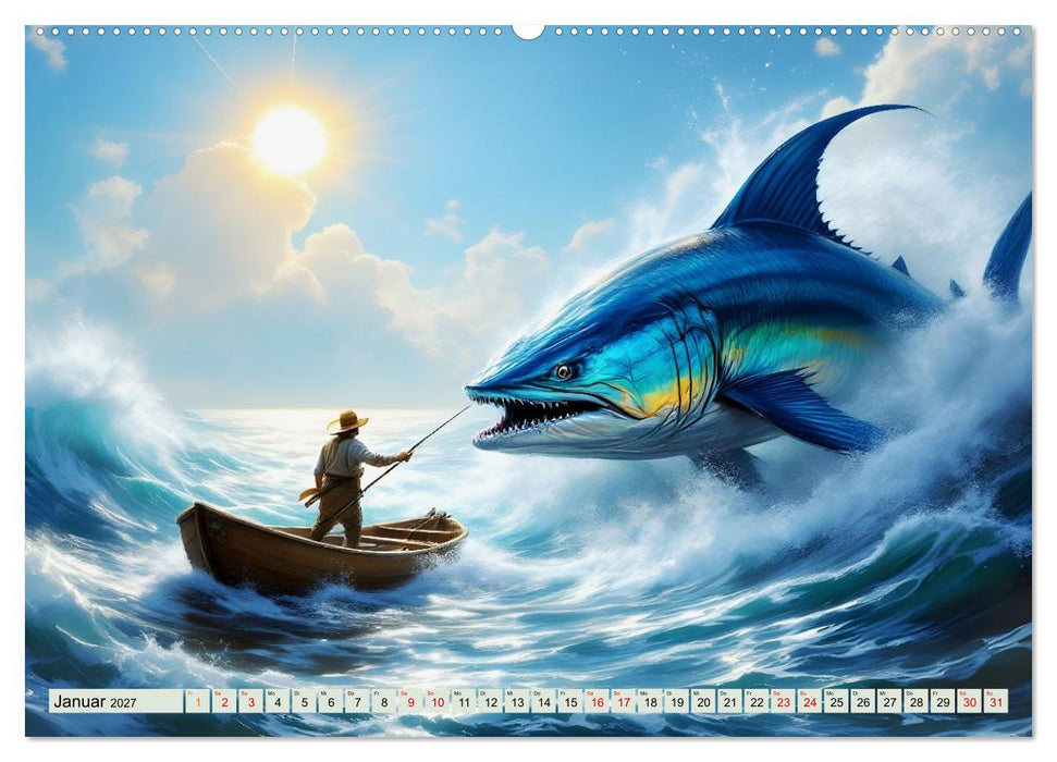 Die unbezwingbaren Fische (CALVENDO Wandkalender 2027)