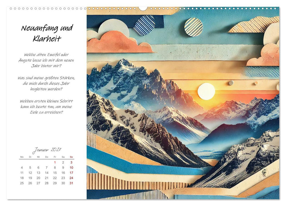 Dein Jahr der Stärke - Reflexionskalender für mehr Selbstbewusstsein (CALVENDO Premium Wandkalender 2027)