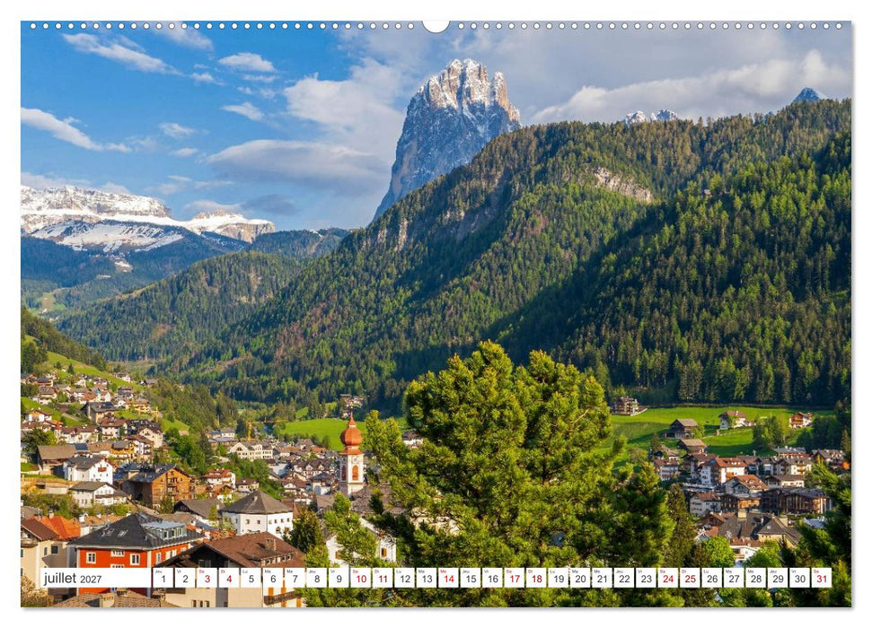 Sites incontournables au Tyrol du Sud (CALVENDO Calendrier supérieur 2027)