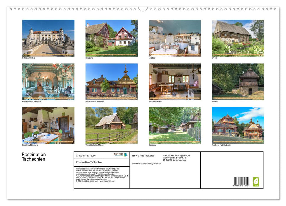 Faszination Tschechien (CALVENDO Wandkalender 2027)