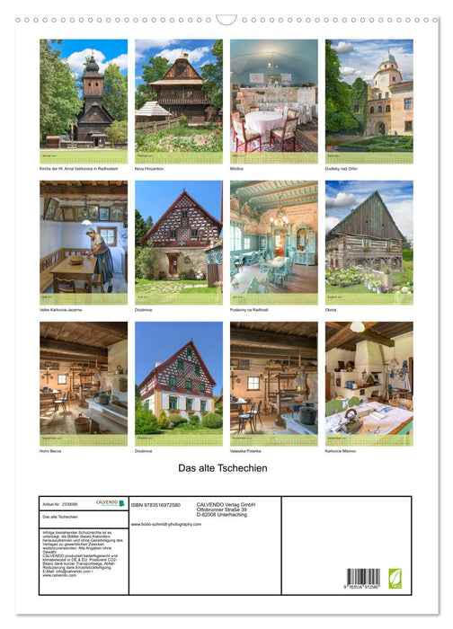 Das alte Tschechien (CALVENDO Wandkalender 2027)