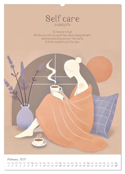 The anti-stress path - Monthly inspirations for more balance (CALVENDO Monthly Calendar 2027)