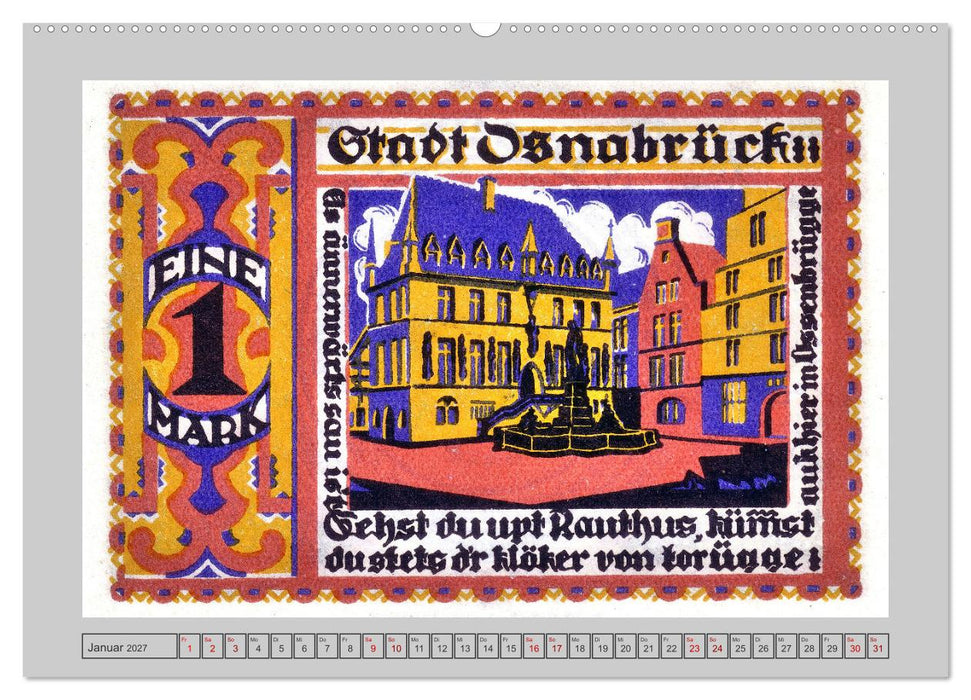 Gruß aus Osnabrück (CALVENDO Wandkalender 2027)