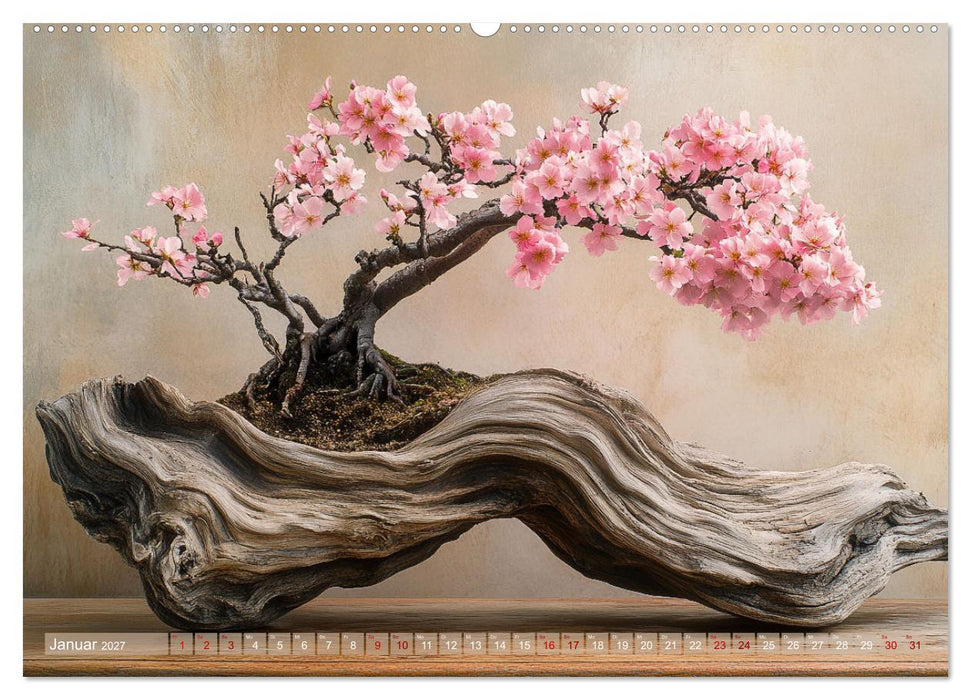 Bonsai, die formvollendete Kunst (CALVENDO Wandkalender 2027)