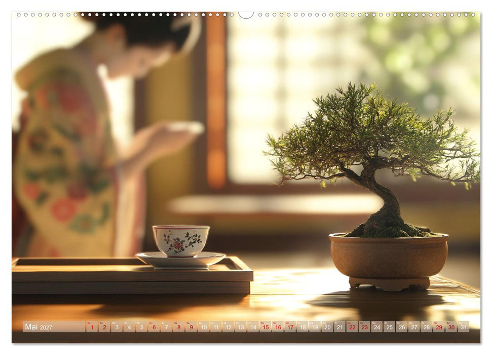 Bonsai, die formvollendete Kunst (CALVENDO Wandkalender 2027)