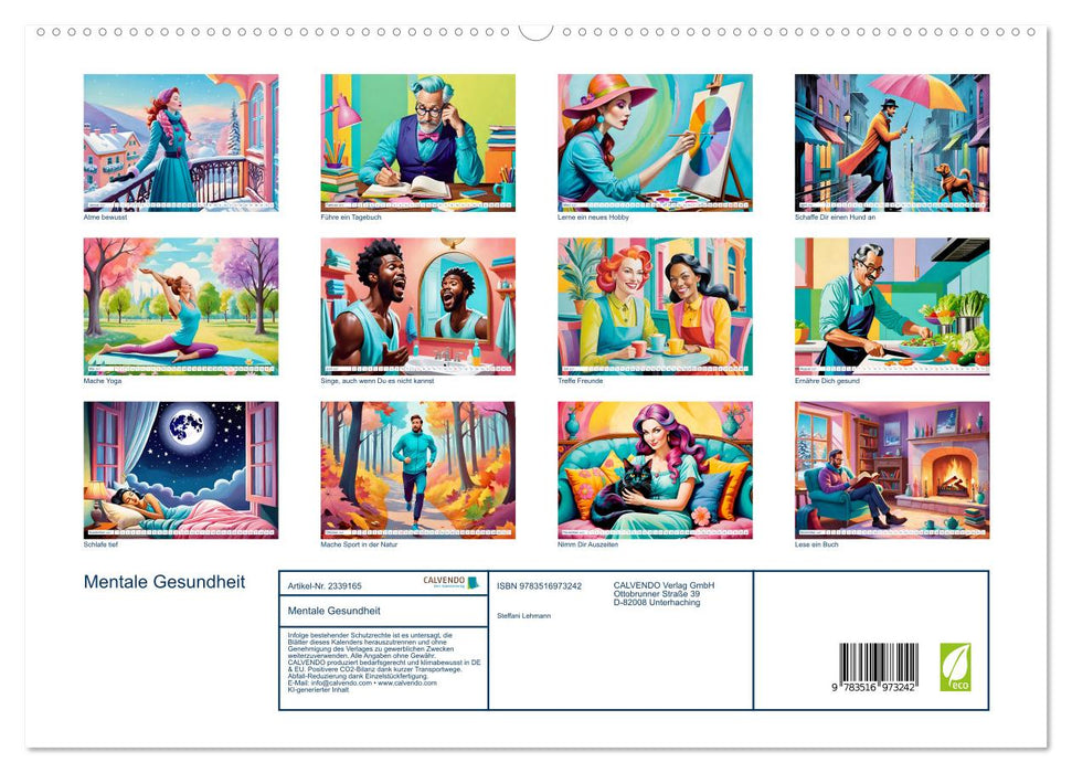 Mentale Gesundheit (CALVENDO Premium Wandkalender 2027)