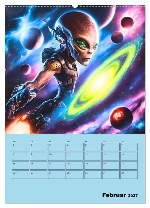 Galaktische Begegnungen (CALVENDO Wandkalender 2027)