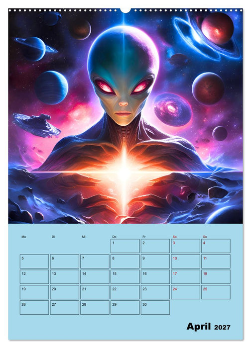 Galaktische Begegnungen (CALVENDO Wandkalender 2027)