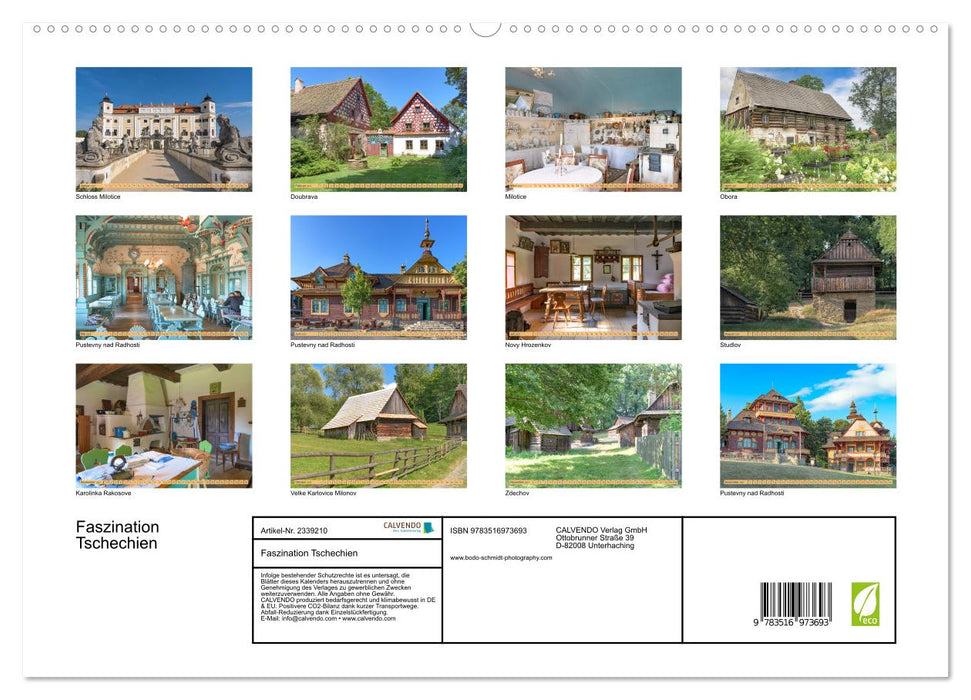 Faszination Tschechien (CALVENDO Premium Wandkalender 2027)