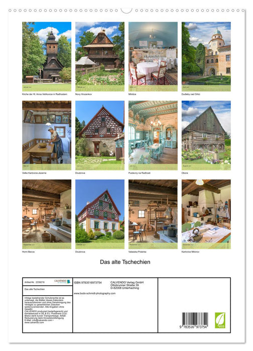 Das alte Tschechien (CALVENDO Premium Wandkalender 2027)