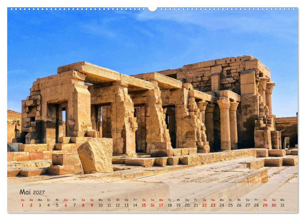 Zwischen Luxor und Abu Simbel - Eine Reise durch die Dynastien (CALVENDO Wandkalender 2027)