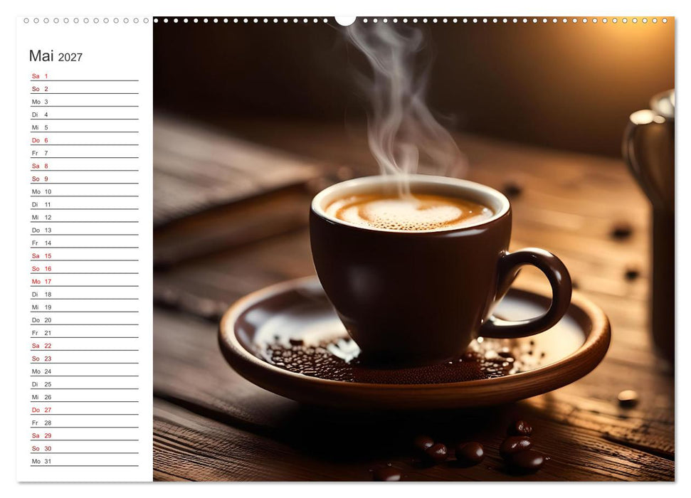Kaffee Zauber - Ein Jahr der Vielfalt (CALVENDO Wandkalender 2027)