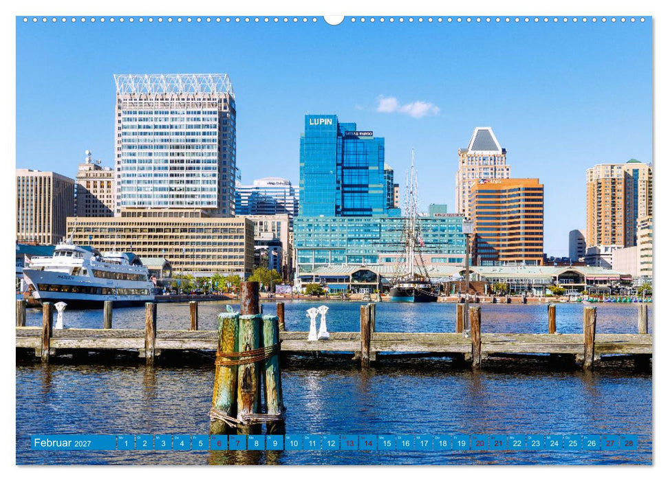 Baltimore. Maritimer Charme an der Ostküste der USA (CALVENDO Wandkalender 2027)