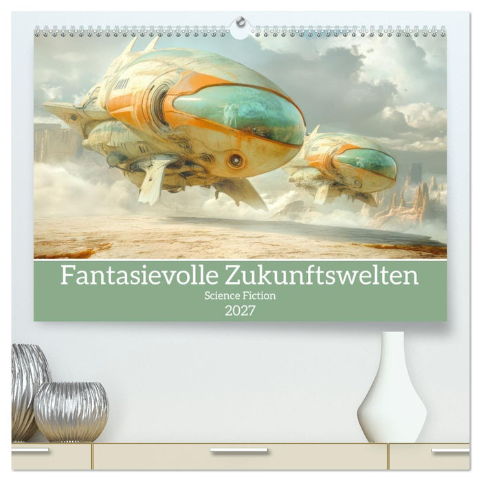 Fantasievolle Zukunftswelten - Science Fiction (CALVENDO Premium Wandkalender 2027)