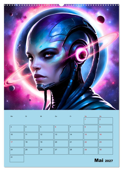 Galaktische Begegnungen (CALVENDO Premium Wandkalender 2027)