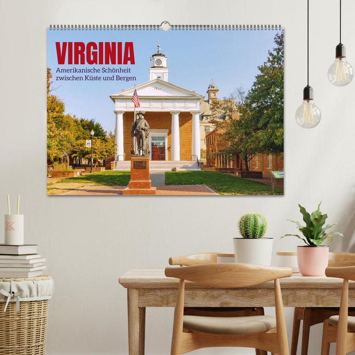 Virginia. Amerikanische Schönheit zwischen Küste und Bergen (CALVENDO Wandkalender 2027)