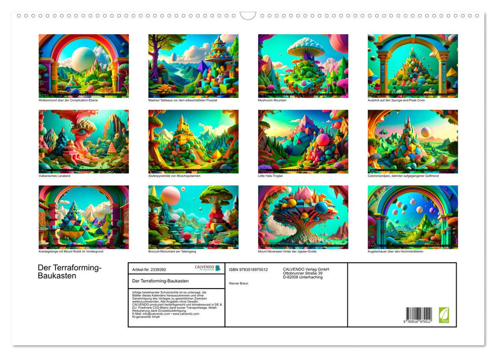 Der Terraforming-Baukasten (CALVENDO Wandkalender 2027)