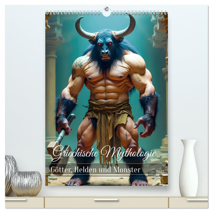 Griechische Mythologie - Götter, Helden und Monster (CALVENDO Premium Wandkalender 2027)