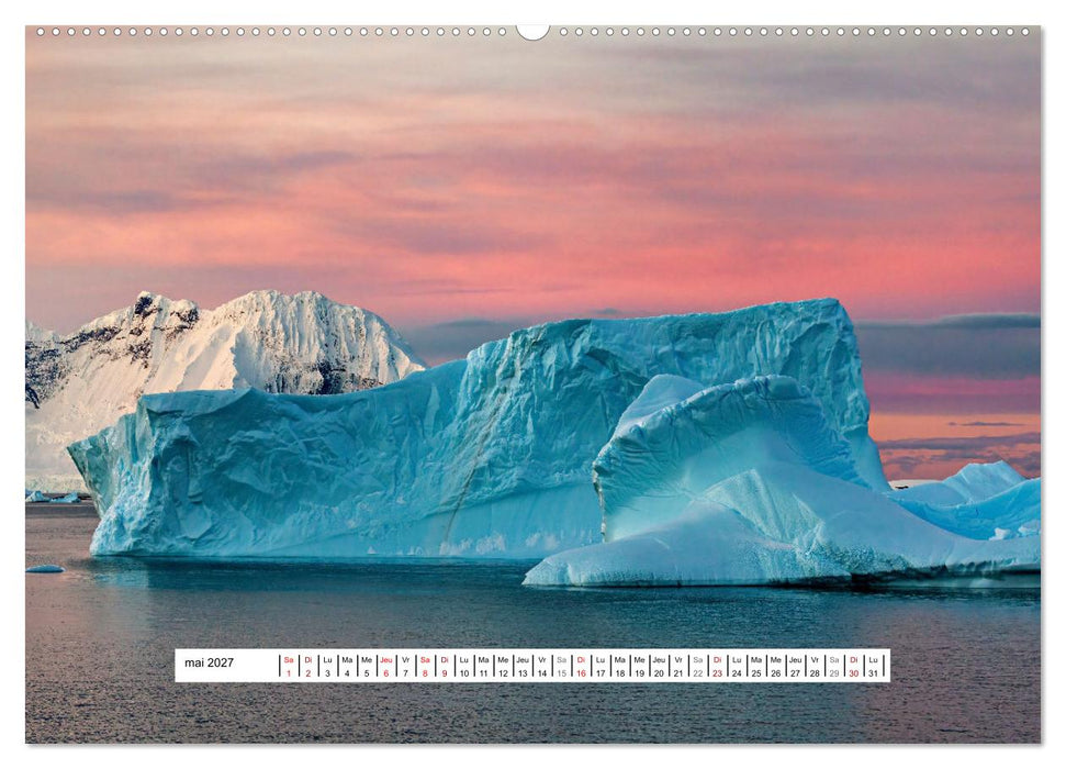 L'Antarctique magique (CALVENDO Calendrier mensuel 2027)