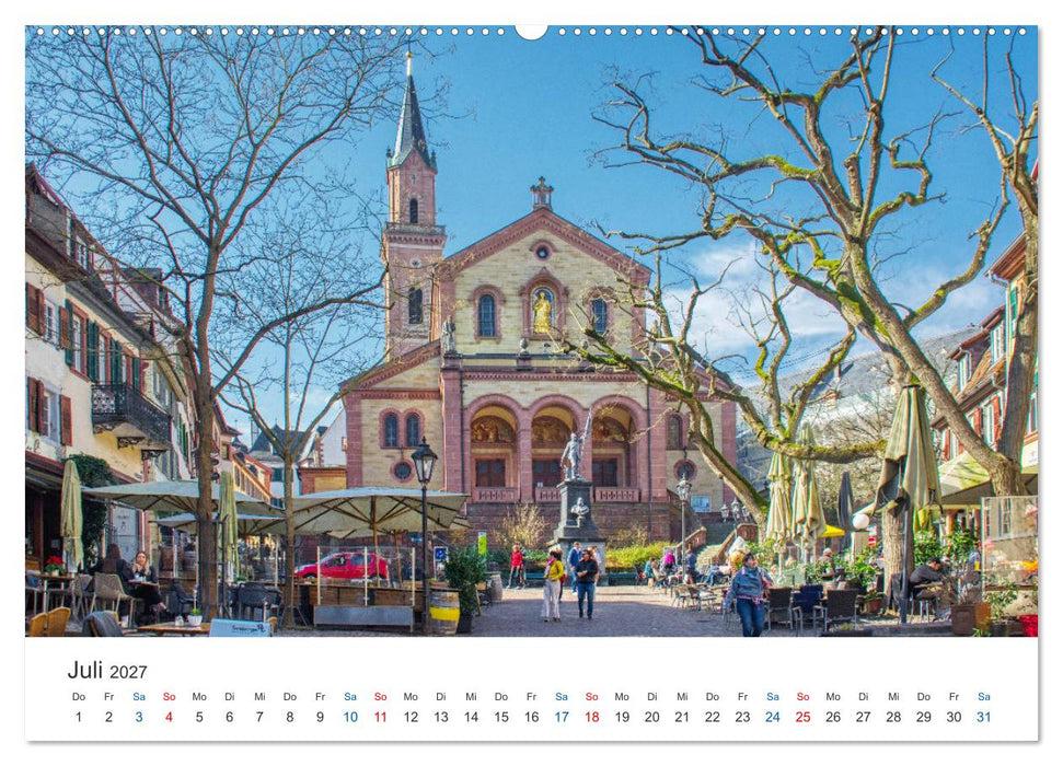 Weinheim - Eine Perle an der Bergstraße (CALVENDO Premium Wandkalender 2027)