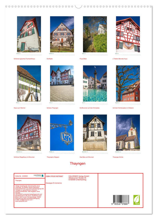 Thayngen (CALVENDO Premium Wandkalender 2027)