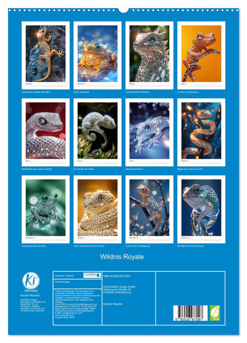 Wildnis Royale (CALVENDO Premium Wandkalender 2027)