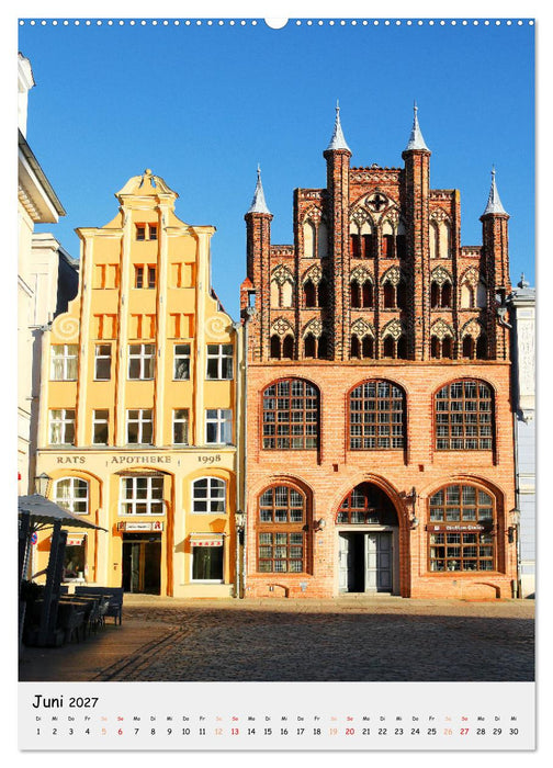 Stralsund - Altstadt und Hafen (CALVENDO Wandkalender 2027)