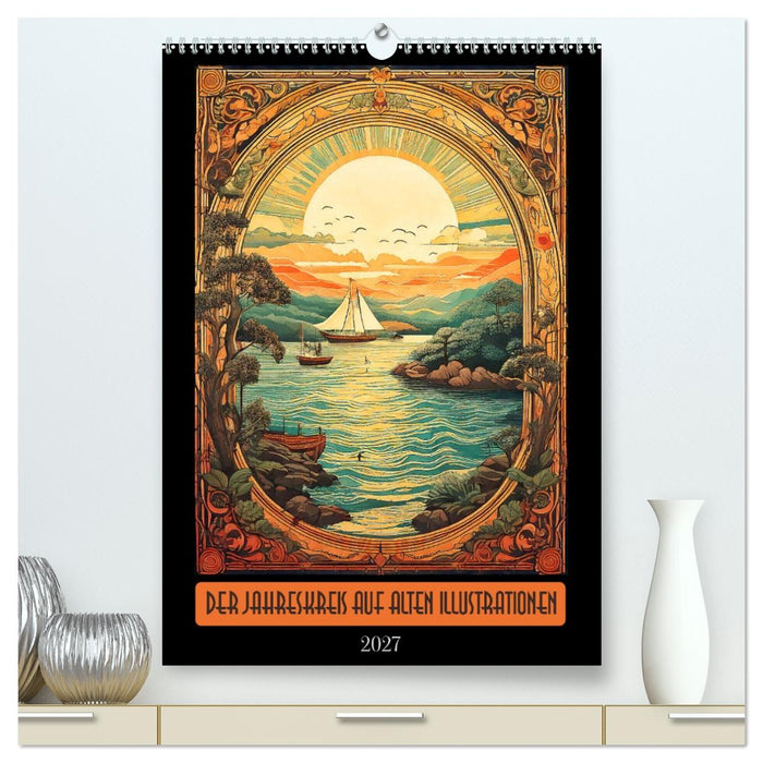 Der Jahreskreis auf alten Illustrationen (CALVENDO Premium Wandkalender 2027)