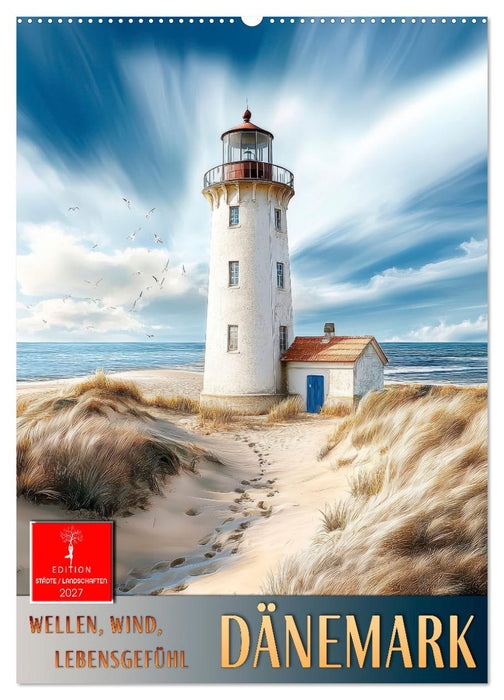 Dänemark - Wellen, Wind, Lebensgefühl (CALVENDO Wandkalender 2027)