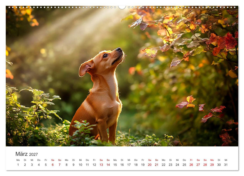 Wundertüte auf vier Pfoten - Mischlingshunde mit Charme (CALVENDO Premium Wandkalender 2027)