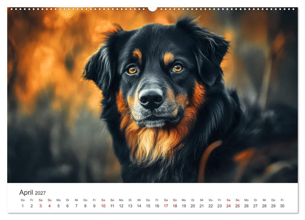 Wundertüte auf vier Pfoten - Mischlingshunde mit Charme (CALVENDO Premium Wandkalender 2027)