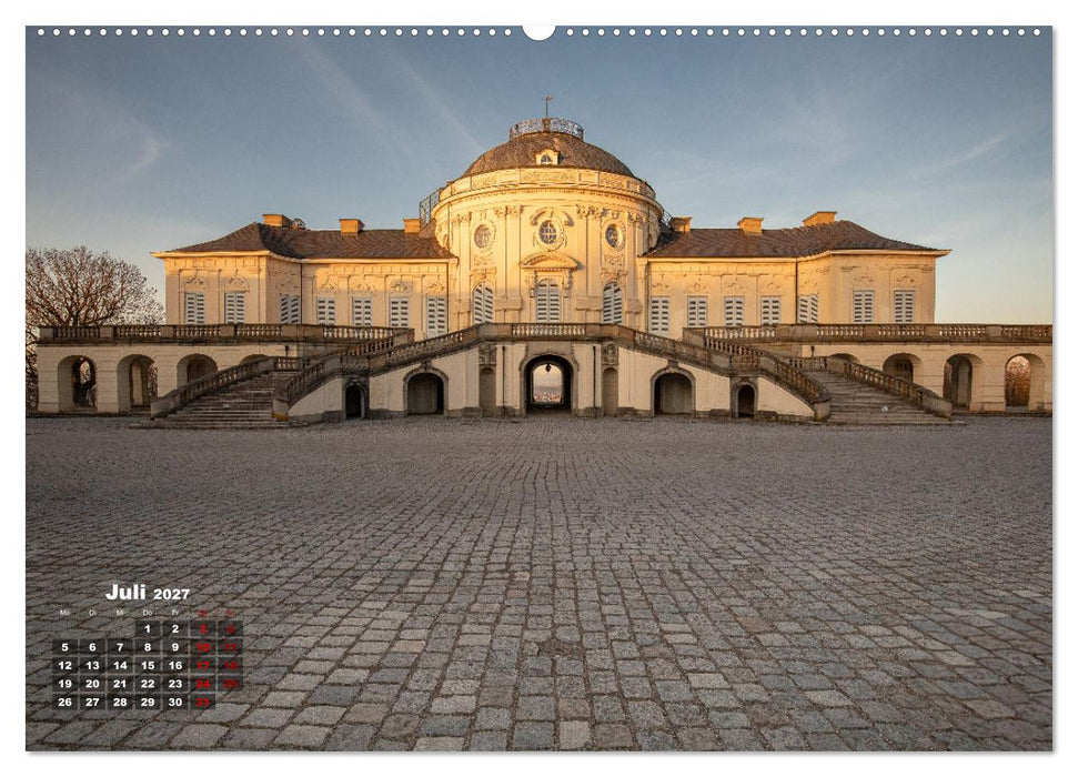 Schloss Solitude bei Tag und bei Nacht (CALVENDO Premium Wandkalender 2027)