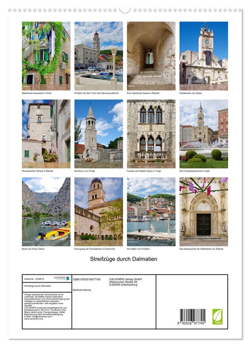 Streifzüge durch Dalmatien (CALVENDO Premium Wandkalender 2027)