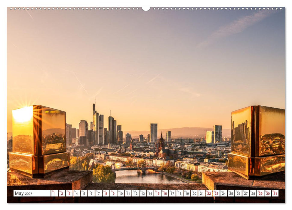Frankfurt most beautiful places (CALVENDO Monthly Calendar 2027)