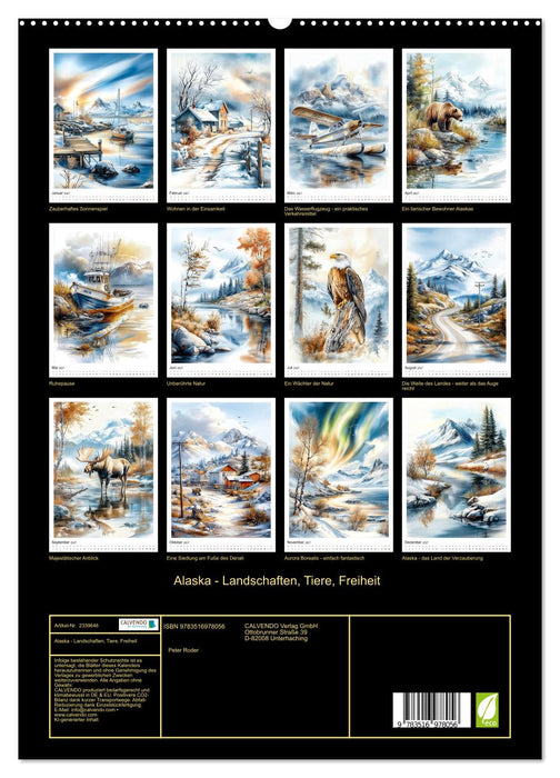 Alaska - Landschaften, Tiere, Freiheit (CALVENDO Premium Wandkalender 2027)