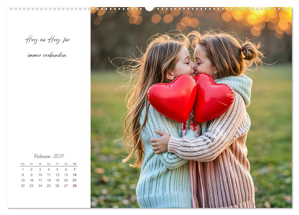 Schwesterzeit - Mit dir ist jeder Tag besonders (CALVENDO Premium Wandkalender 2027)