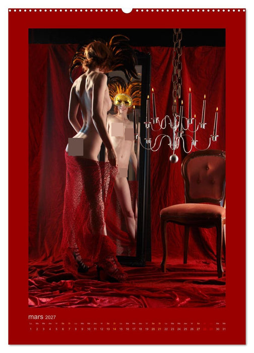 Lingerie dans le miroir (CALVENDO Calendrier supérieur 2027)