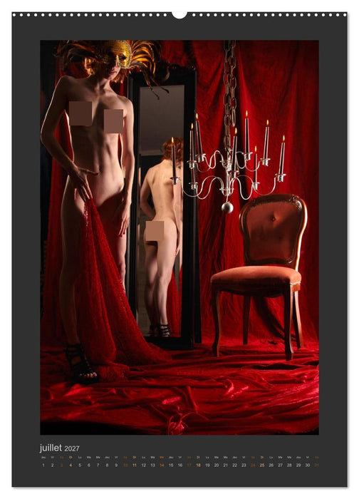 Lingerie dans le miroir (CALVENDO Calendrier supérieur 2027)